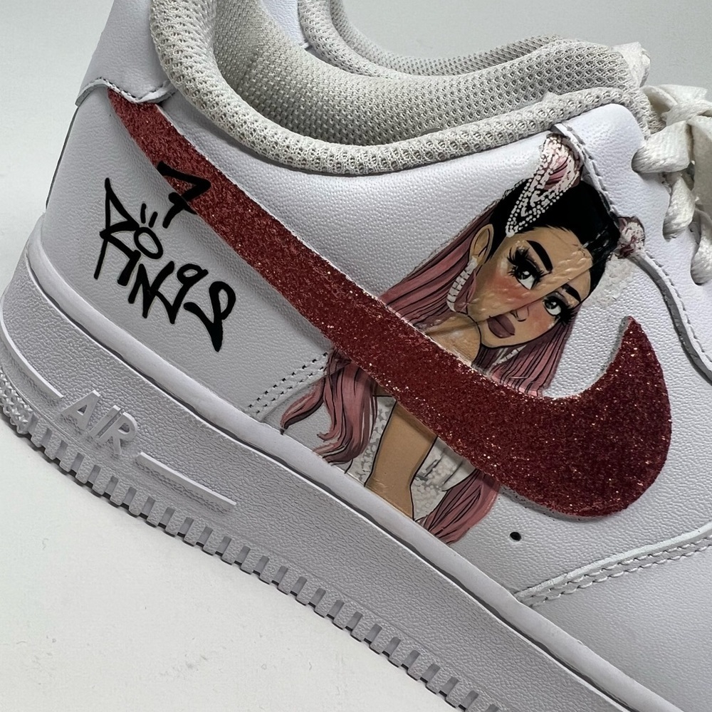 Nike force 1 custom Ariana grande sneakers 7 - Picture 3 of 11